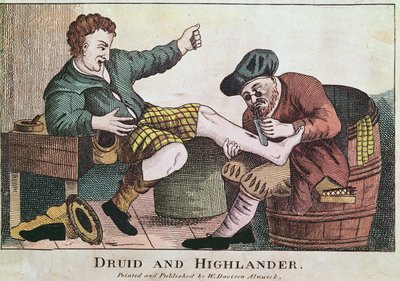 Druid a Highlander, 1815 od William Davison
