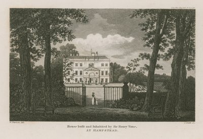 Dům postavil a obýval sir Henry Vane v Hampsteadu od William Davison