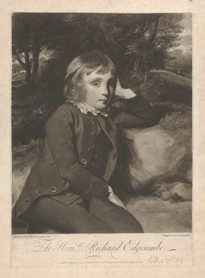 Ctihodný Richard Lord Edgcumbe, 1. baron Edgcumbe od William Dickinson