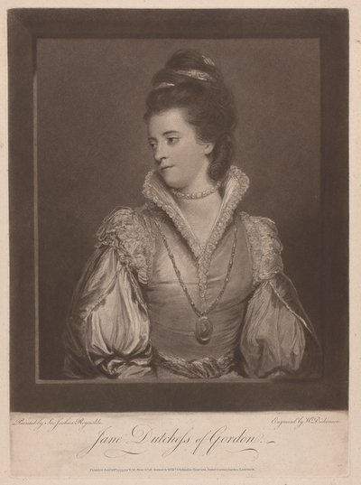 Jane vévodkyně z Gordonu od William Dickinson