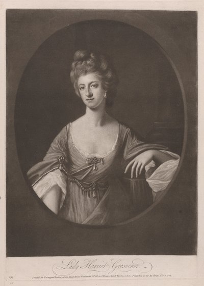 Lady Harriot Grosvenor od William Dickinson