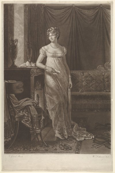 Madame Talleyrand, ca. 1808. od William Dickinson