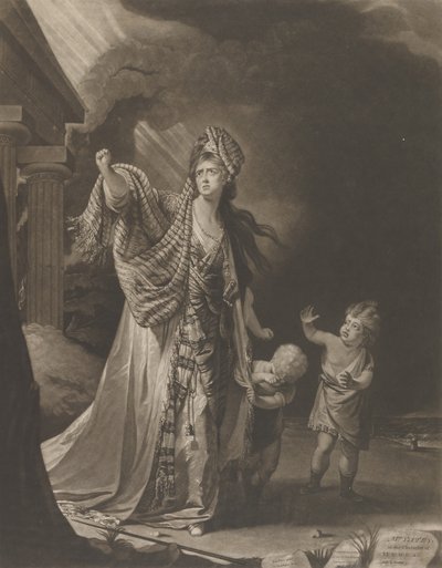 Paní Yatesová v postavě Médey, 1771. od William Dickinson