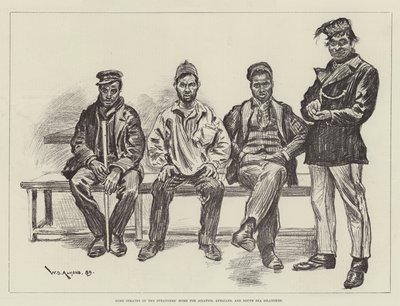 Někteří chovanci domova pro cizince z Asie, Afriky a Jižních moří od William Douglas Almond