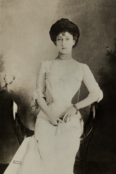 Portrét Maud , norské královny (foto) od William Downey
