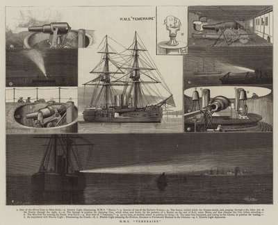 HMS Temeraire od William Edward Atkins