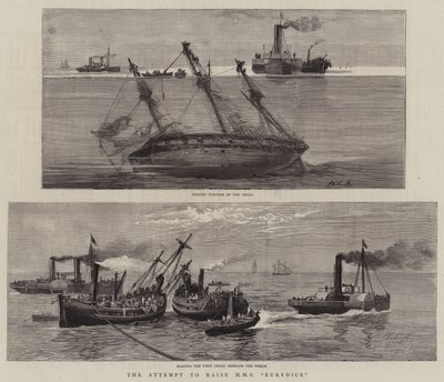 Pokus o vzkříšení HMS Eurydice od William Edward Atkins