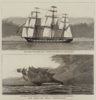 Ztráta HMS Eurydice od William Edward Atkins