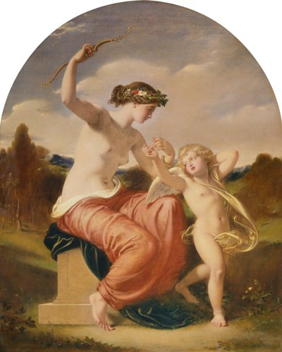 Venuše odzbrojující Amor od William Edward Frost