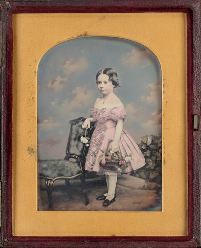 Portrét dívky, cca. 1852 (foto) od William Edward Kilburn