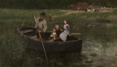 The Ferry, 1887 od William Edward Stott
