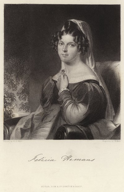 Felicia Hemansová od William Edward West