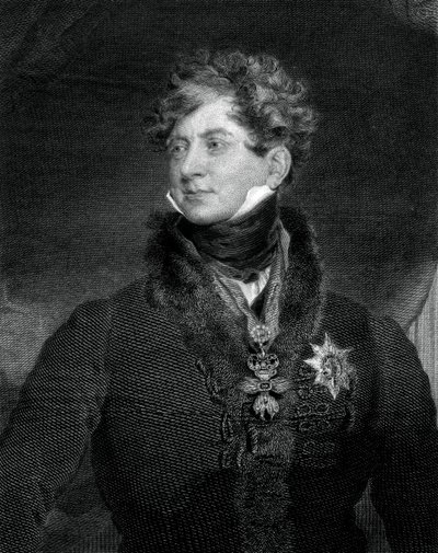 George IV, král Spojeného království a Hannoveru, 1829. od William Ensom