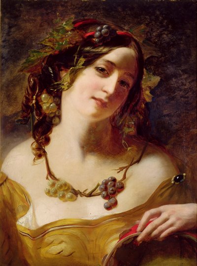 Bakchantka (olej na mlýnské lepence) od William Etty