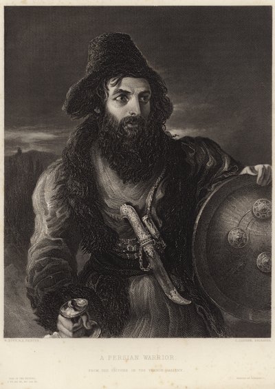 Perský válečník od William Etty