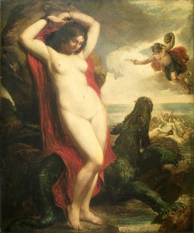 Andromeda a Perseus, kolem roku 1840 (olej na plátně) od William Etty
