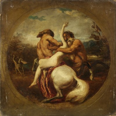 Kentauři a nymfy (olej na kartonu) od William Etty