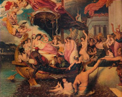 Příjezd Kleopatry do Kilikie, 1821. od William Etty