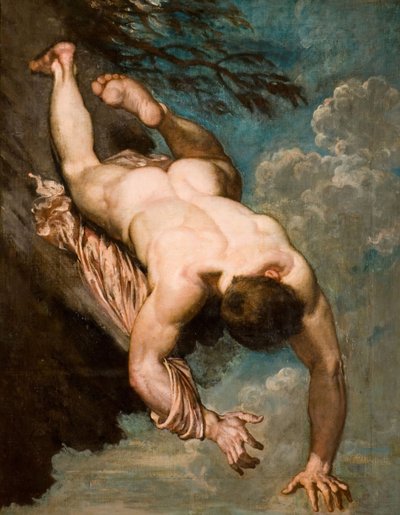 Manlius Hurled From The Rock, 1818. od William Etty