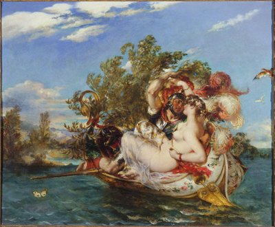 Phaedria a Cymochles od William Etty