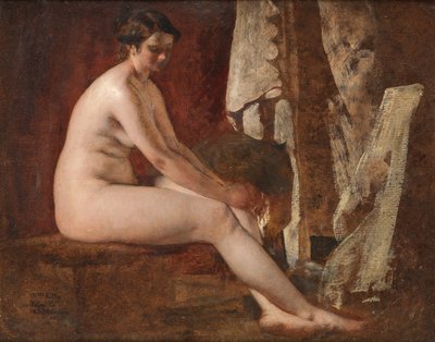 Sedící nahá od William Etty