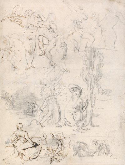 List náčrtů od William Etty