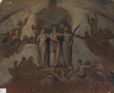 Studie pro kompozici postavy od William Etty