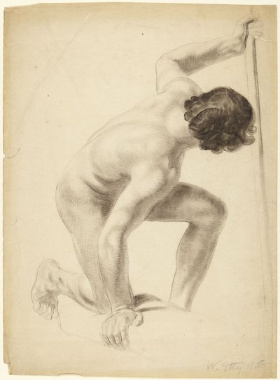 Studie mužské postavy od William Etty