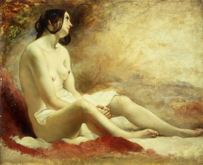 Studie zahaleného aktu od William Etty