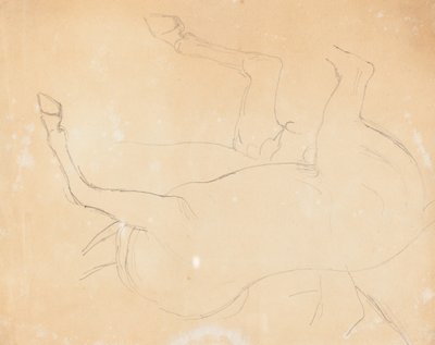 Studie koně [verso] od William Etty