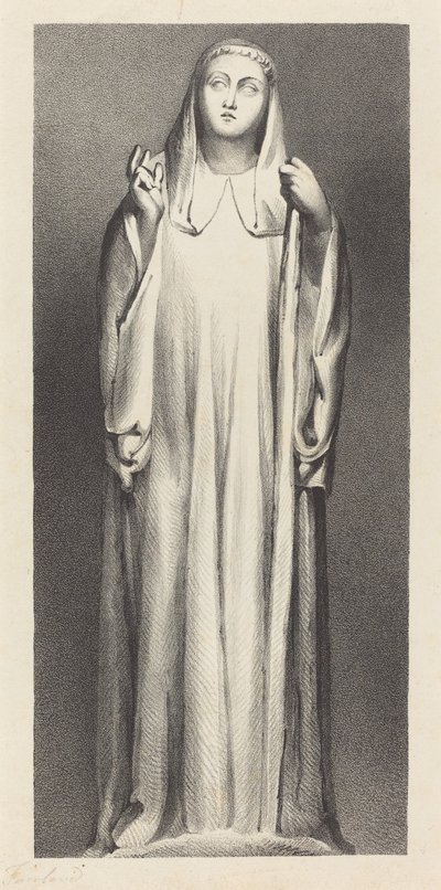 Postava z Peterboroughské katedrály od William Fairland after John Flaxman