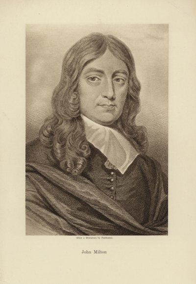 John Milton od William Faithorne