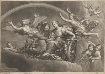 Juno a Iris od William Faithorne