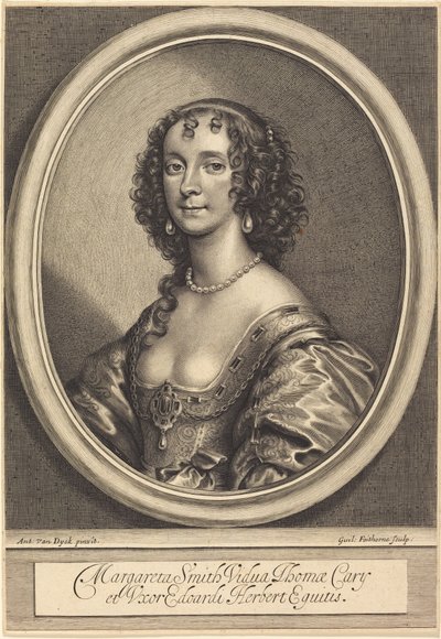Margaret Smithovou od William Faithorne after Sir Anthony van Dyck