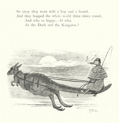 The Duck And The Kangaroo (rytina) od William Foster