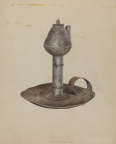 Koloniální lampa, 1938. od William Frank
