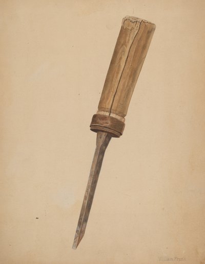 Dláto výrobce vozů, c. 1942. od William Frank