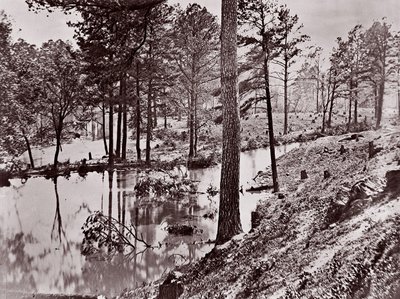 Broadway Landing, řeka Appomattox, 1864. od William Frank Browne