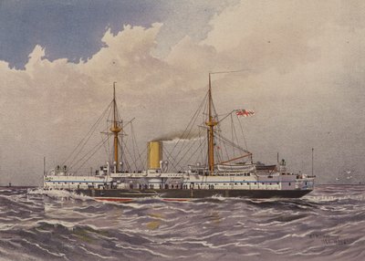 HMS Colossus, bitevní loď 1. třídy od William Frederick Mitchell