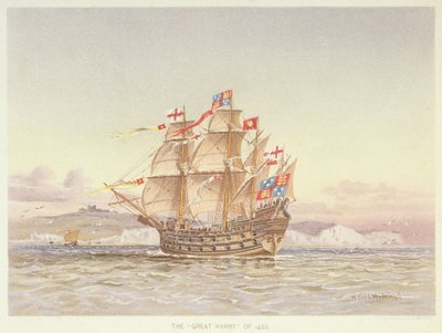 Velký Harry (kolorovaná litografie) od William Frederick Mitchell