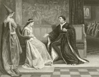 Namlouvání krále Jindřicha V od William Frederick Yeames