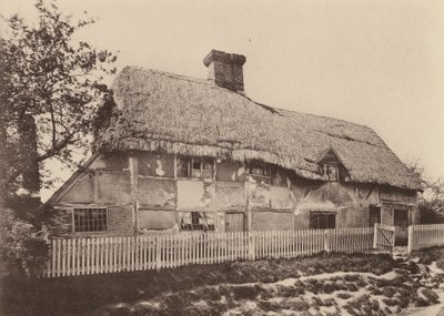 V Burwash, Sussex (čb fotografie) od William Galsworthy Davie