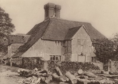 V Easebourne, poblíž Midhurstu, Západní Sussex (čb fotografie) od William Galsworthy Davie