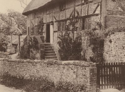 V Houghtonu, Západní Sussex (čb fotografie) od William Galsworthy Davie