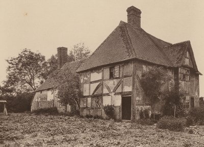 V Little Dixter, Northiam, Sussex (čb fotografie) od William Galsworthy Davie
