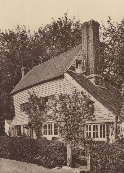 V Mayfieldu, Sussex (čb fotografie) od William Galsworthy Davie