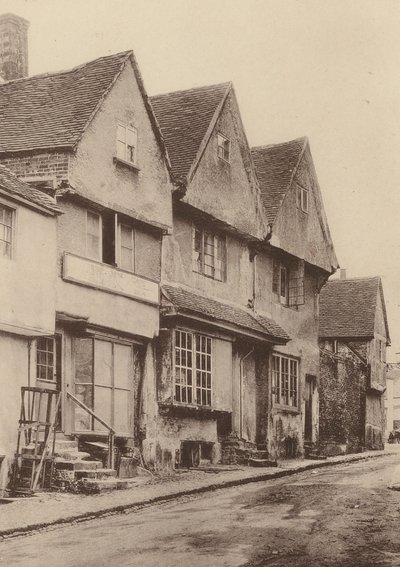 V Midhurstu, Západní Sussex (čb fotografie) od William Galsworthy Davie