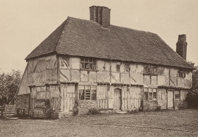 Na Swanton Street, Kent (čb fotografie) od William Galsworthy Davie