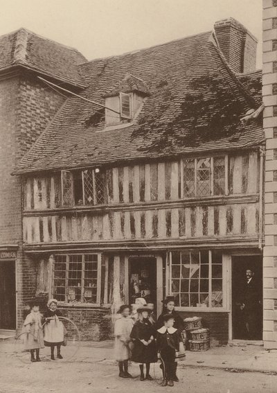 V Tenterdenu, Kent (čb fotografie) od William Galsworthy Davie