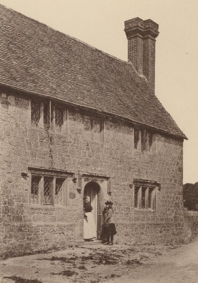 Bean Lodge, New Grove Lane, poblíž Petworthu, Sussex (čb fotografie) od William Galsworthy Davie
